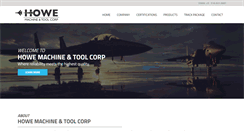 Desktop Screenshot of howemachine.com
